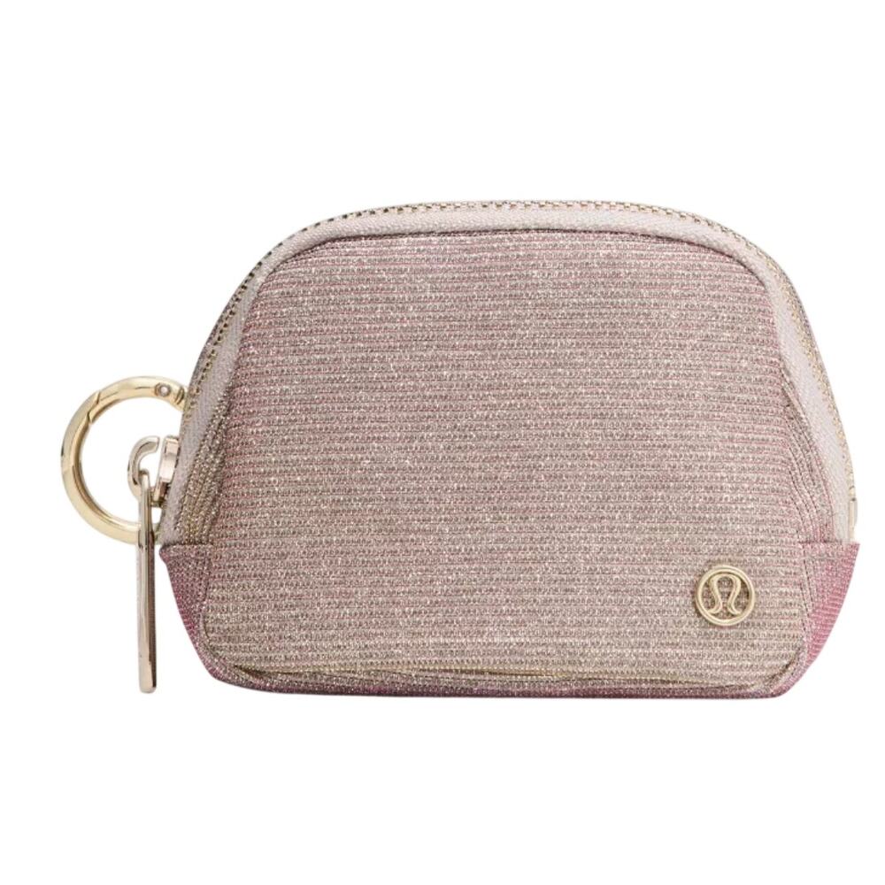 Lululemon Everywhere Belt Bag Nano, Retired Color Pink Glitter & Gold, NWT